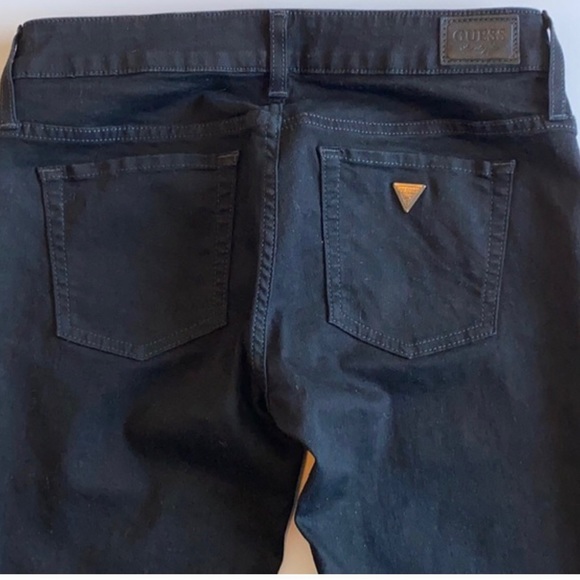 Guess starlet straight denim jeans black 28 - Picture 2 of 5